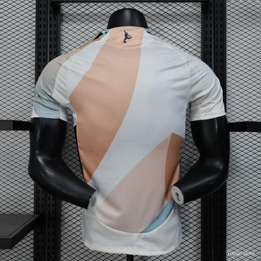 Camisola Espanha 2025 Alternativa Creme Versão Jogador