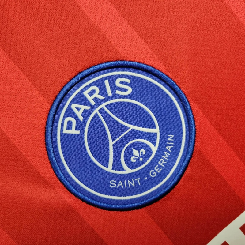 Camisola FC Paris Saint-Germain 2025-26 Alternativa Vermelha Versão Adepto G.RAMOS #9