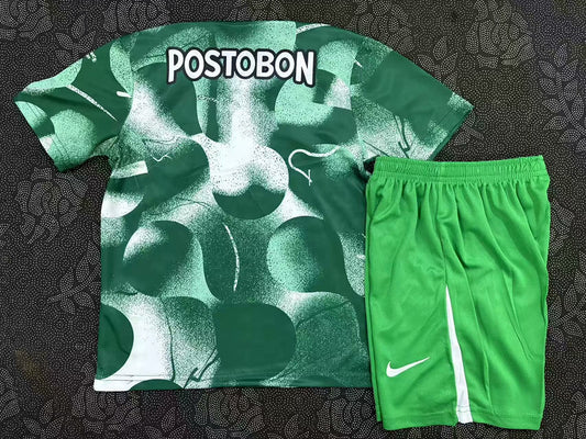 Kit Criança Atletico Nacional 2025-26 Treino