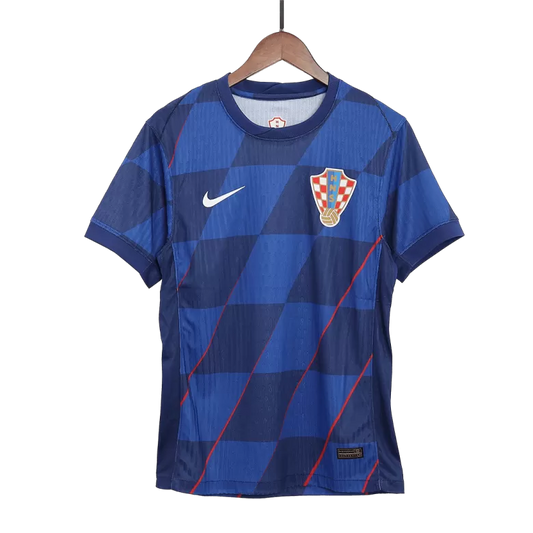 Camisola Croácia 2024 Alternativa Azul Versão Adepto MODRIC #10