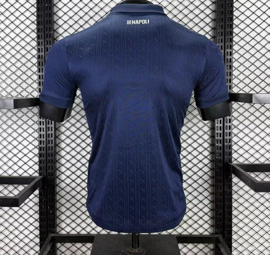 Camisola Napoles 2025-26 Alternativa Azul UCL Versão Jogador