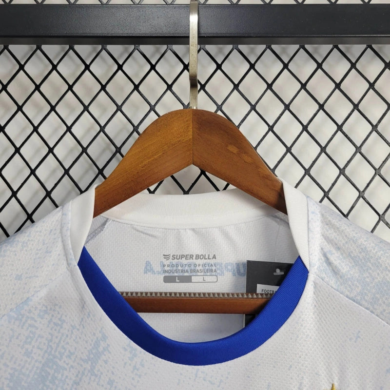 Camisola Confiança 2024-25 Alternativa Branca Lisa Versão Adepto