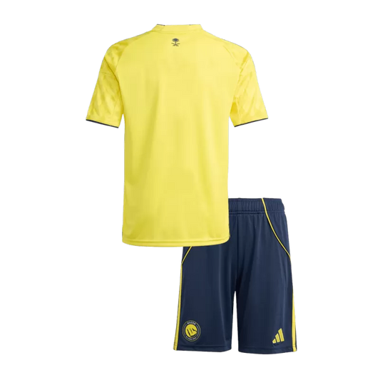Kit Criança Al-Nassr FC 2025-26 Principal