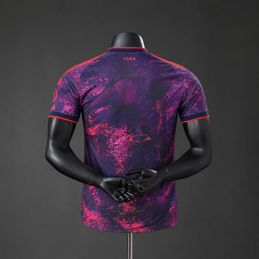 Camisola FC Bayern Munique 2026-27 Alternativa Azul Versão Jogador