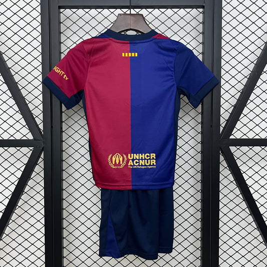 Kit Criança FC Barcelona 2025-26 Edição Travis Scott