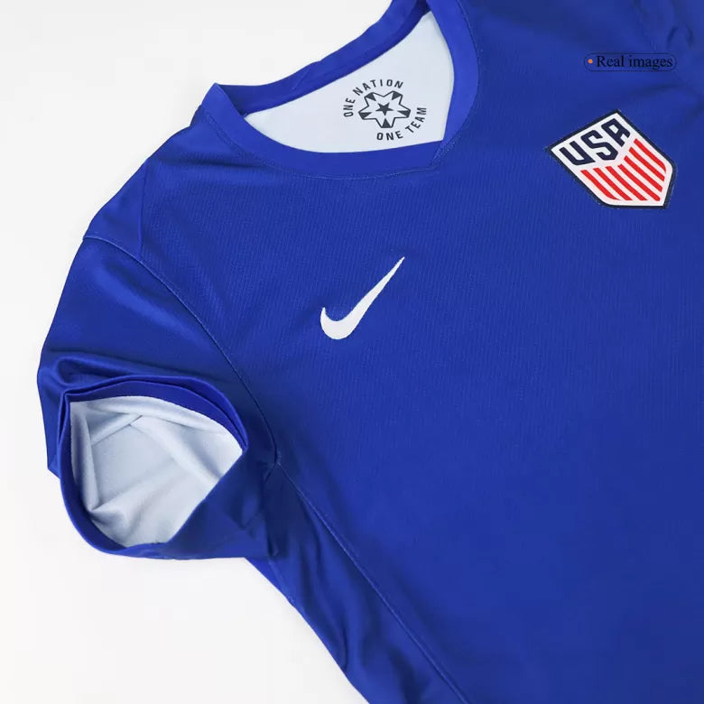 Camisola USA 2024 Alternativa Azul Versão Adepto