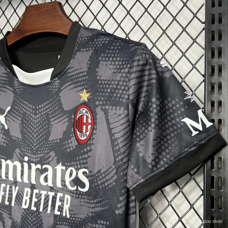 Kit Criança AC Milan 2024-25 Guarda-Redes