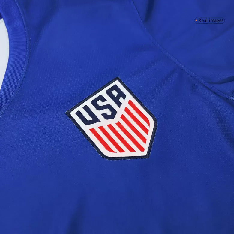 Camisola USA 2024 Alternativa Azul Versão Adepto