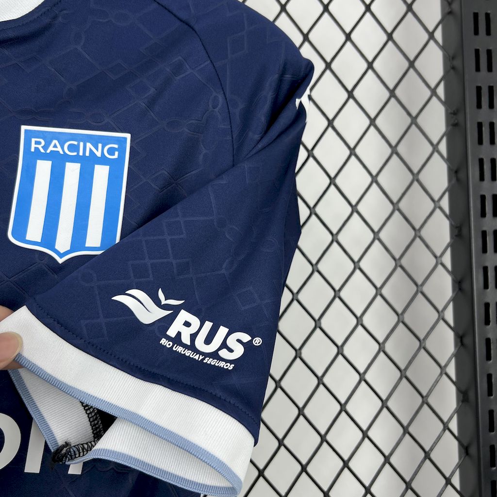 Camisola Racing Club 2025-26 Alternativa Azul Versão Adepto