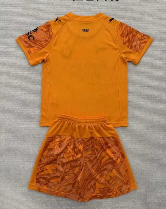 Kit Criança AC Milan 2025-26 Guarda-Redes