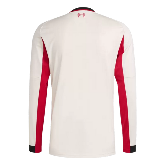 Camisola Manga Comprida LIV 2025-26 Alternativa Beje Versão Adepto