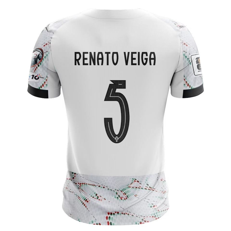 Camisola Portugal 2025 Alternativa Versão Adepto RENATO VEIGA #5