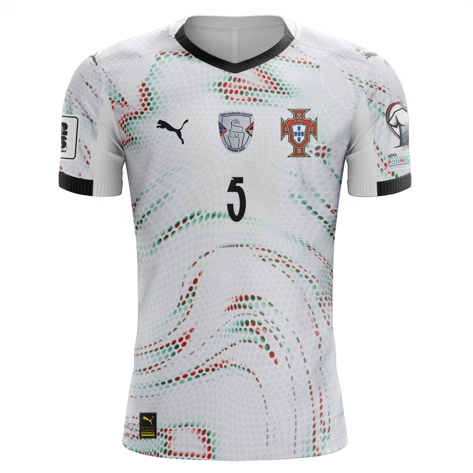 Camisola Portugal 2025 Alternativa Versão Adepto RENATO VEIGA #5