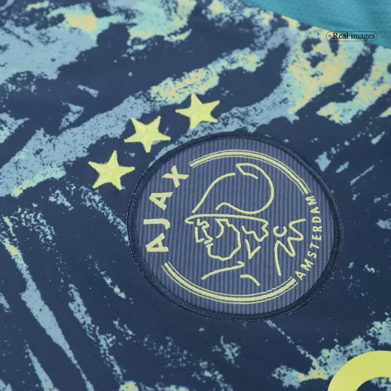 Camisola AFC Ajax 2024-25 Alternativa Azul Versão Adepto