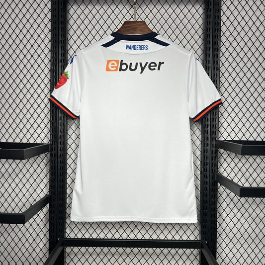 Camisola Bolton Wanderers 2024-25 Alternativa Branca Versão Adepto