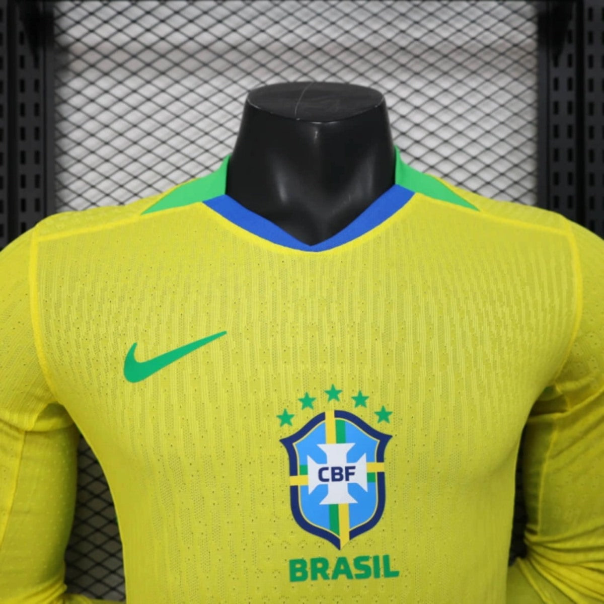 Camisola Manga Comprida Brasil 2025 Principal Versão Jogador