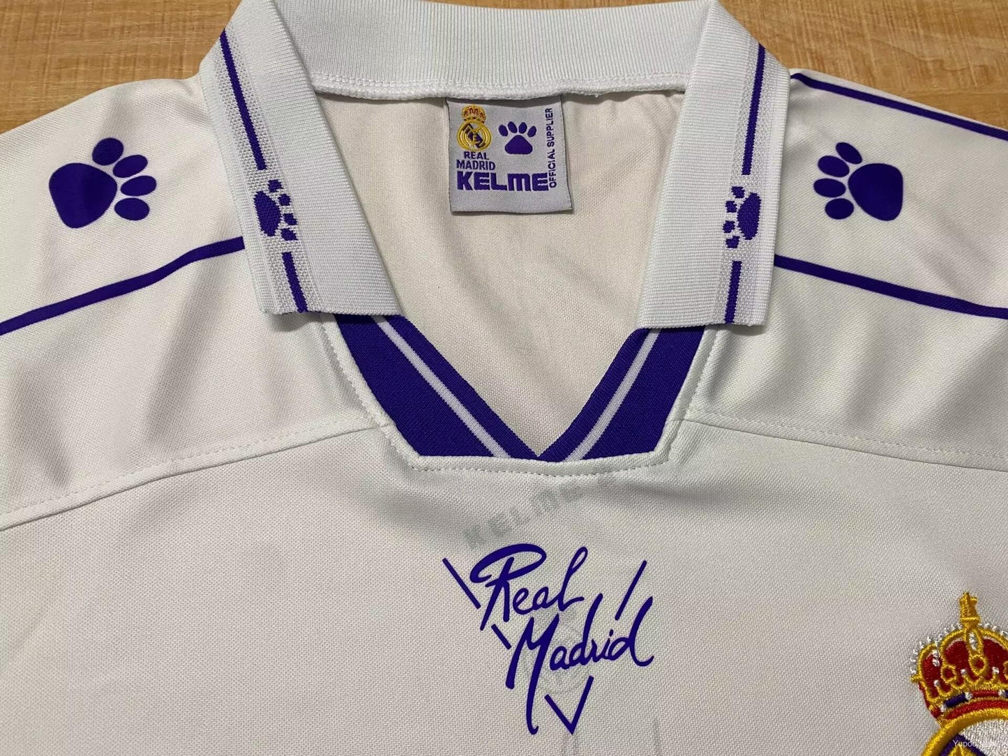 Camisola Manga Comprida Real Madrid 1995-96 Principal