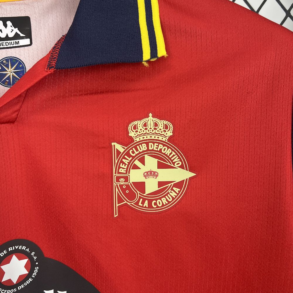 Camisola RC Deportivo de Corunha 2025-26 Alternativa Vermelha Versão Adepto