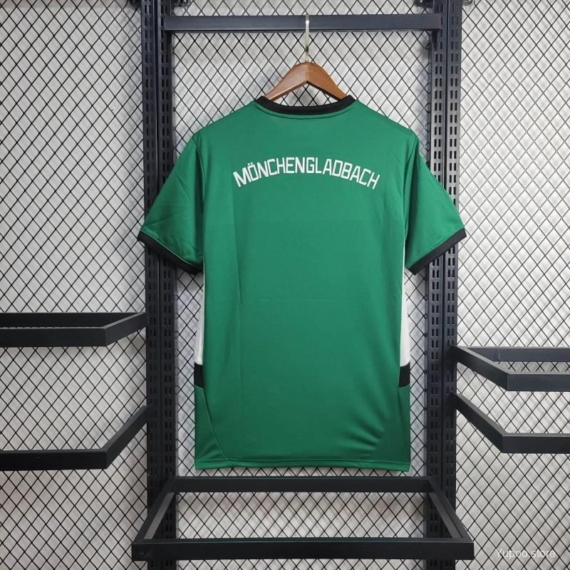 Camisola Borussia Monchengladbach 2024-25 Alternativa Verde Versão Adepto