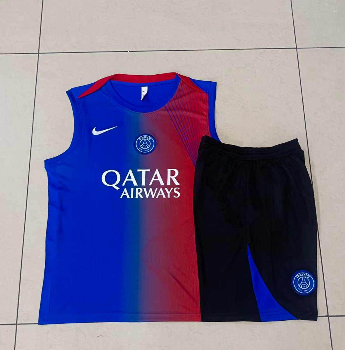 Kit Treino Manga Cava FC Paris Saint-Germain 2025-26