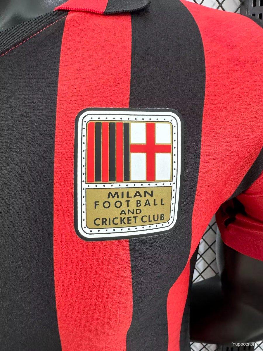 Camisola Ac Milan 2024-25 Edição Especial 125º Aniversario Versão Jogador