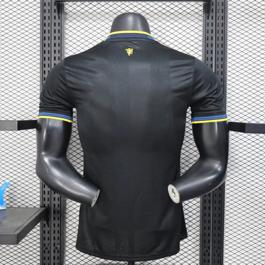 Camisola M-United 2025-26 Alternativa Preta Versão Jogador