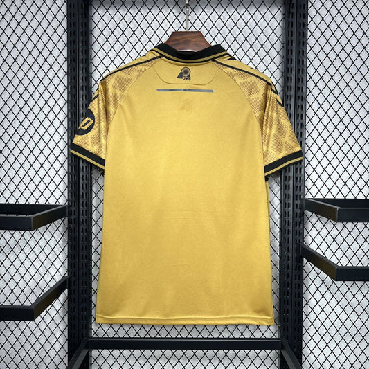 Camisola Wrexham AFC 2024-25 Alternativa Amarela Versão Adepto