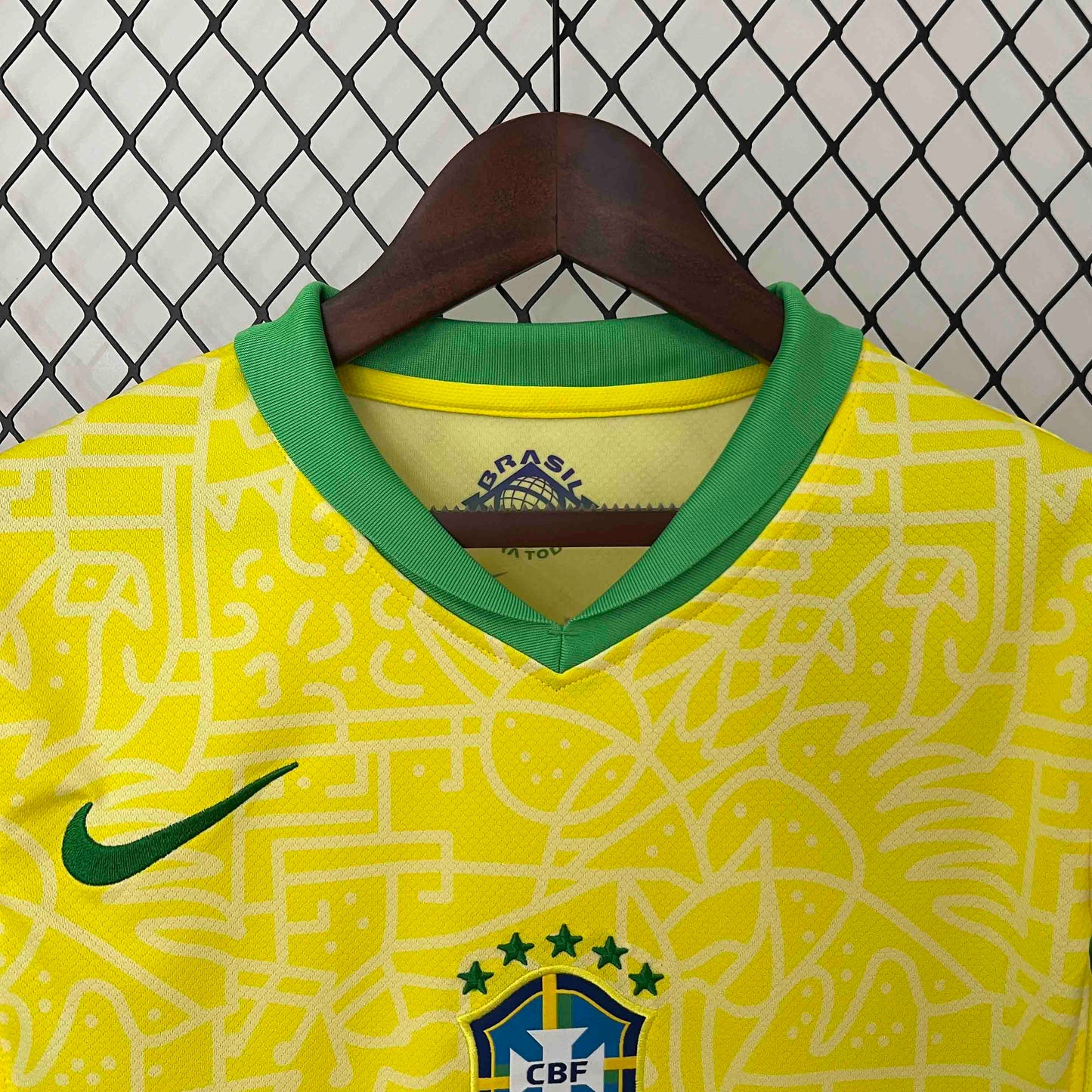 Camisola Brasil 2024 Principal Versão Mulher
