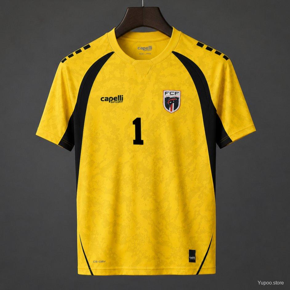 Camisola Cabo Verde 2026 Guarda-Redes Versão Adepto VOZINHA #1