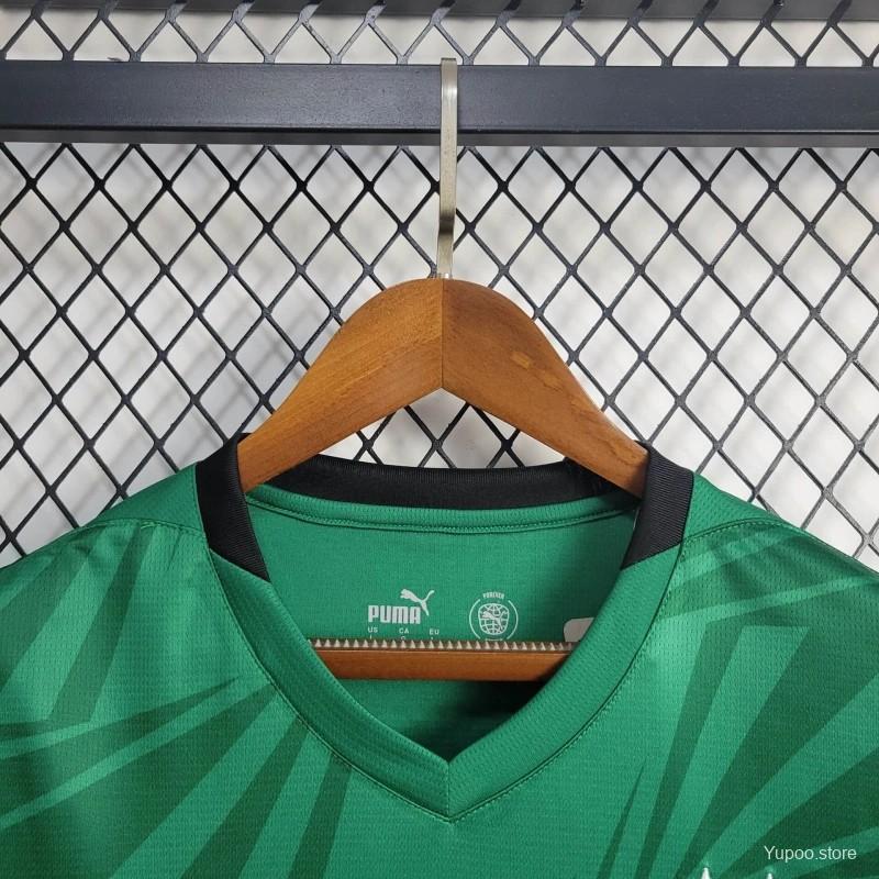 Camisola Borussia Monchengladbach 2024-25 Alternativa Verde Versão Adepto