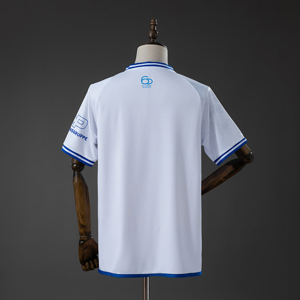 Camisola FC Hansa Rostock 2025-26 Alternativa Branca Versão Adepto