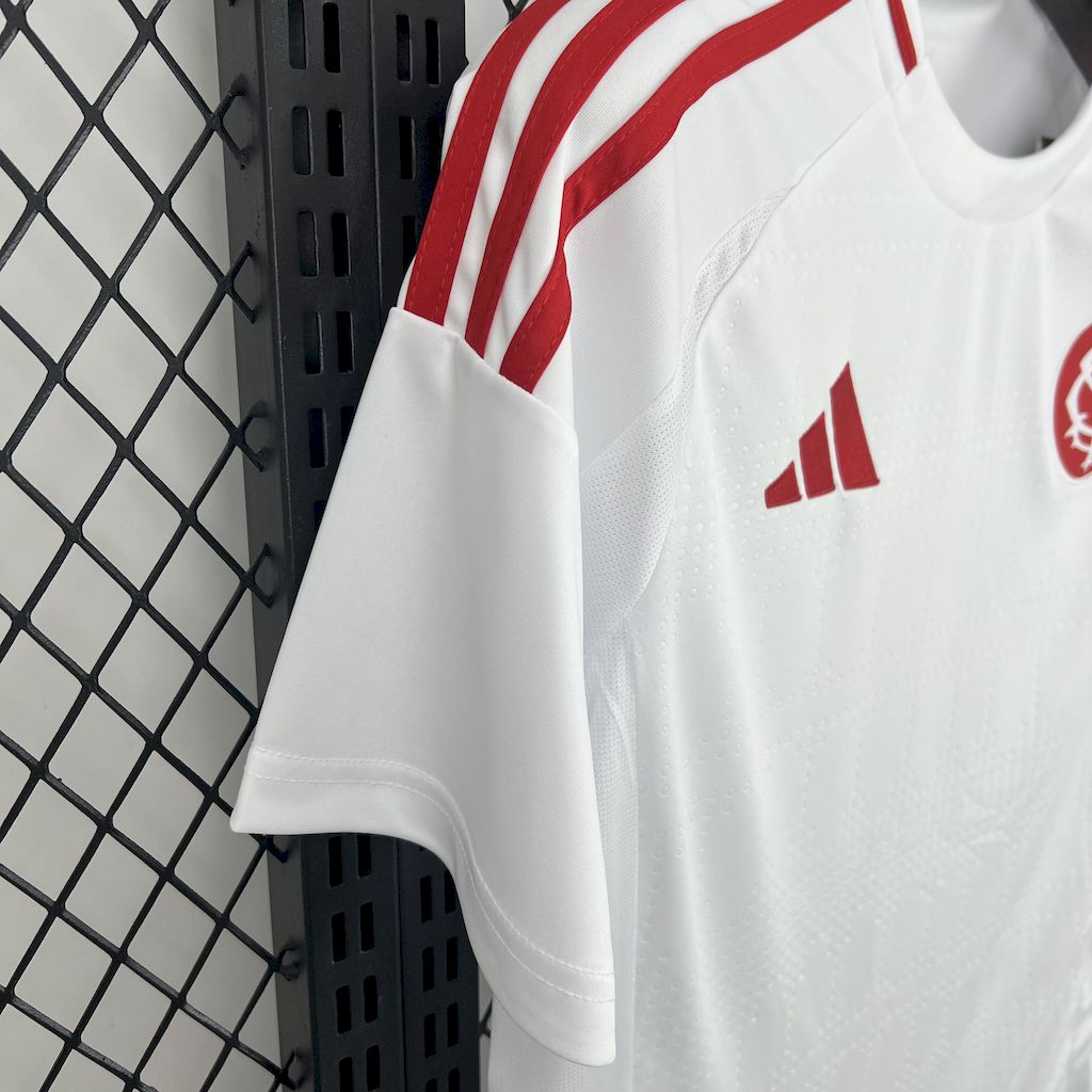 Camisola SC Internacional 2025-26 Alternativa Branca Lisa Versão Adepto