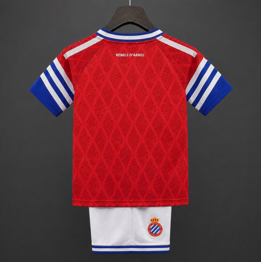 Kit Criança RCD Espanyol 2026-27 Alternativo Vermelho