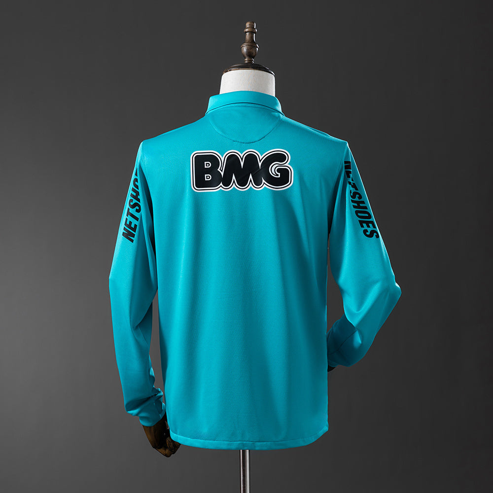 Camisola Manga Comprida Santos FC 2012-13 Alternativa Azul Versão Adepto