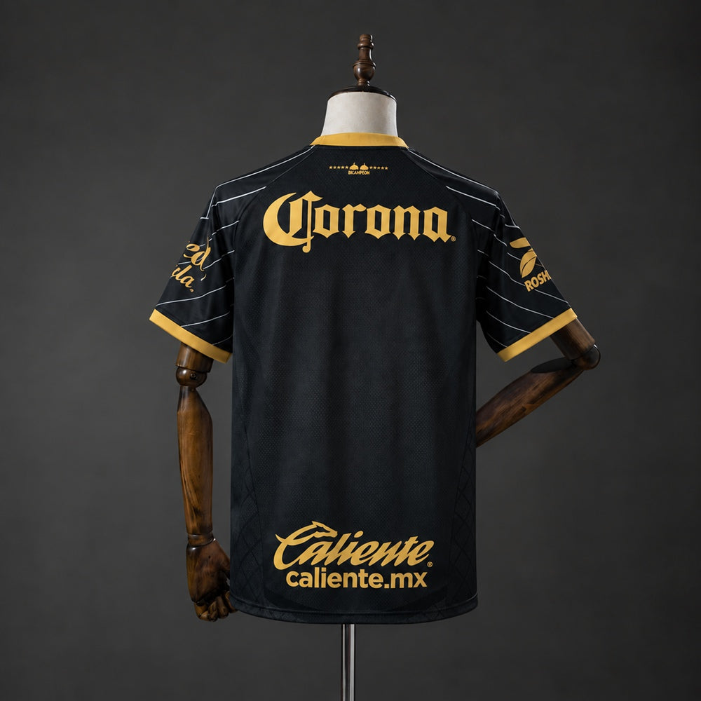 Camisola Deportivo Toluca 2026-27 Alternativa Preta Versão Adepto