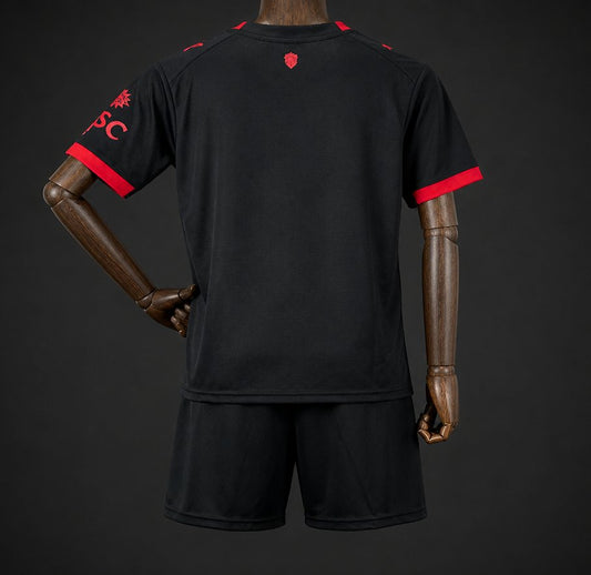 Kit Criança AC Milan 2026-27 Alternativo Preto