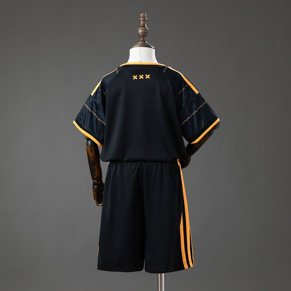 Kit Criança AFC Ajax 2026-27 Alternativo Preto