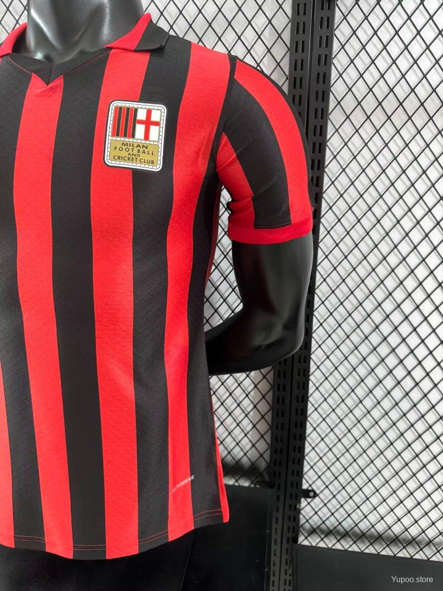 Camisola Ac Milan 2024-25 Edição Especial 125º Aniversario Versão Jogador