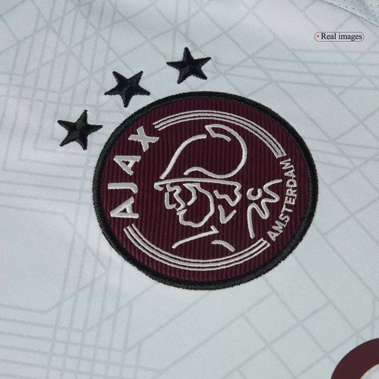Camisola AFC Ajax 2024-25 Alternativa Branca Versão Adepto