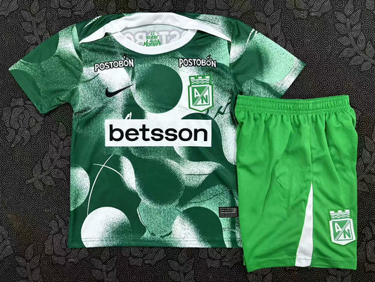 Kit Criança Atletico Nacional 2025-26 Treino