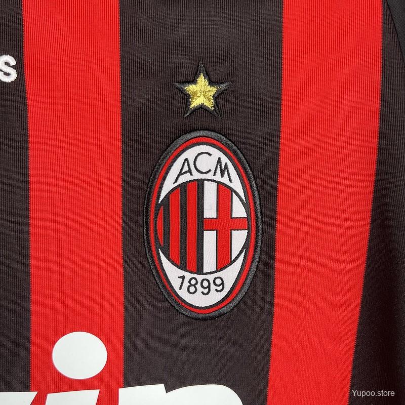 Camisola Manga Comprida AC Milan 2008-09 Principal