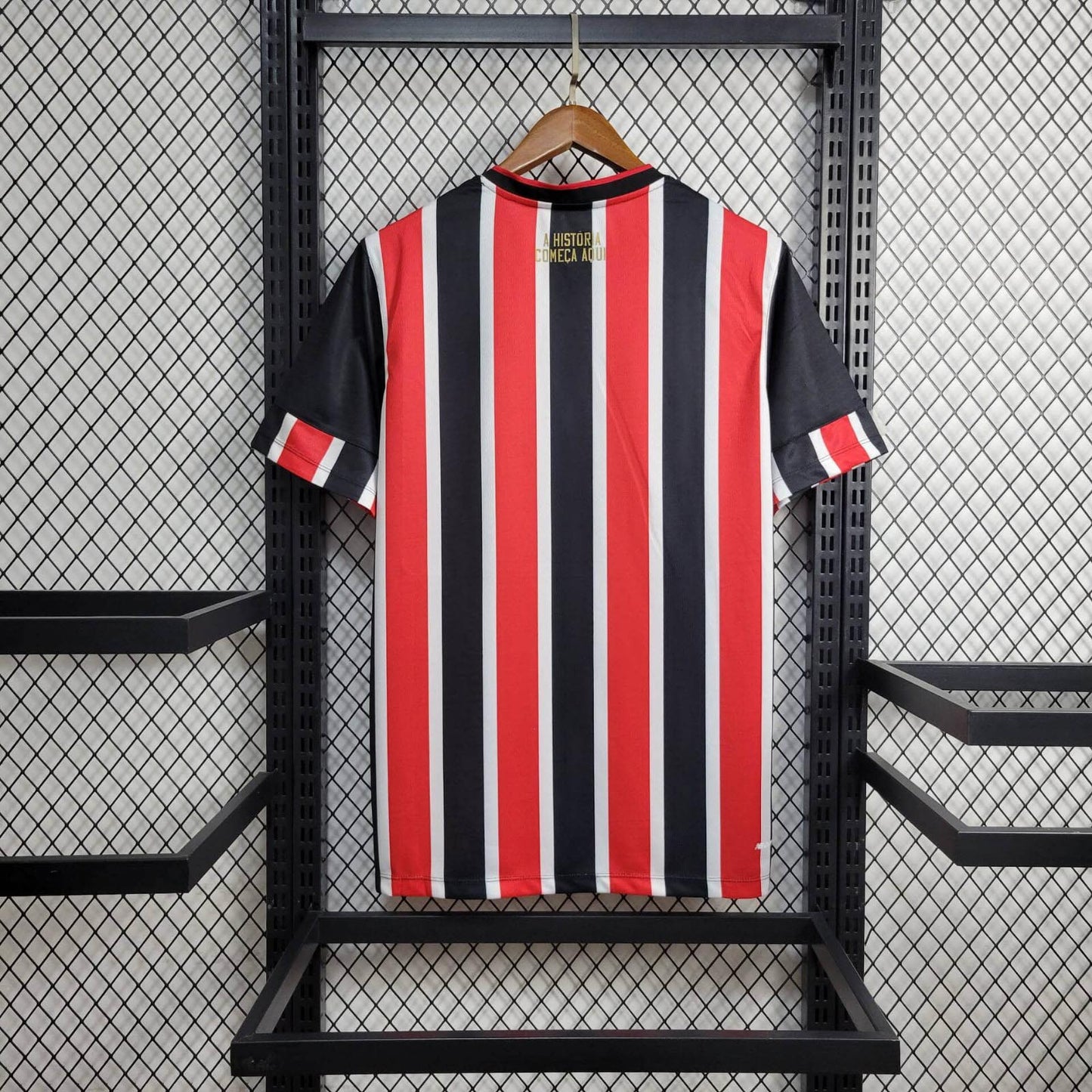 Camisola São Paulo 2024-25 Alternativa Riscas Lisa Versão Adepto