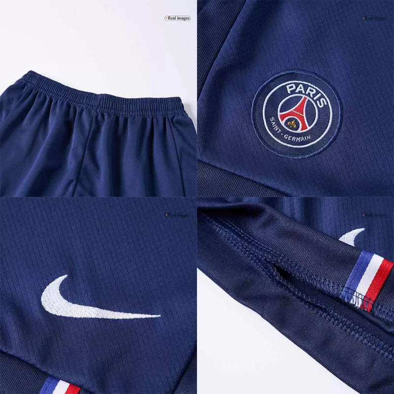 Kit Criança FC Paris Saint-Germain 2025-26 Principal JOÃO NEVES #87 (Entrega Imediata)