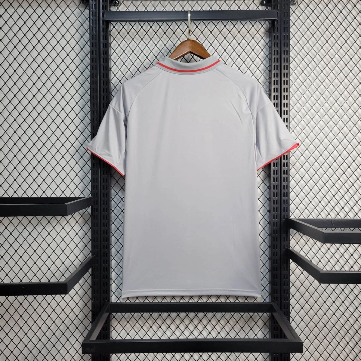Camisola Olympique Lyon 2025-26 Alternativa Cinzenta Versão Adepto