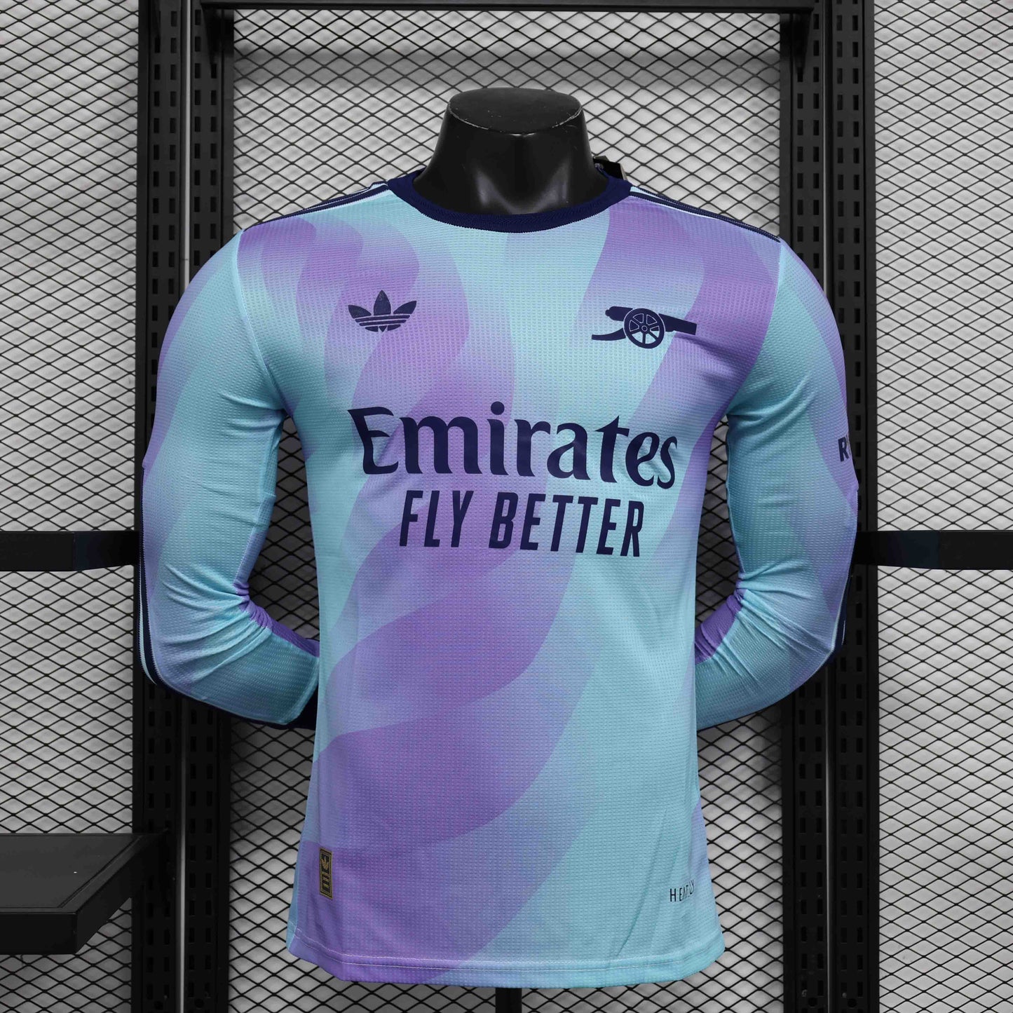 Camisola Manga Comprida ARS 2024-25 Alternativa Azul Versão Jogador