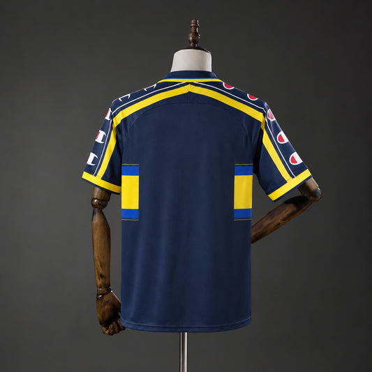 Camisola Parma Calcio 1999-00 Alternativa Azul Versão Adepto