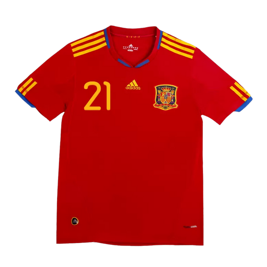 Camisola Espanha 2010 Principal SILVA #21