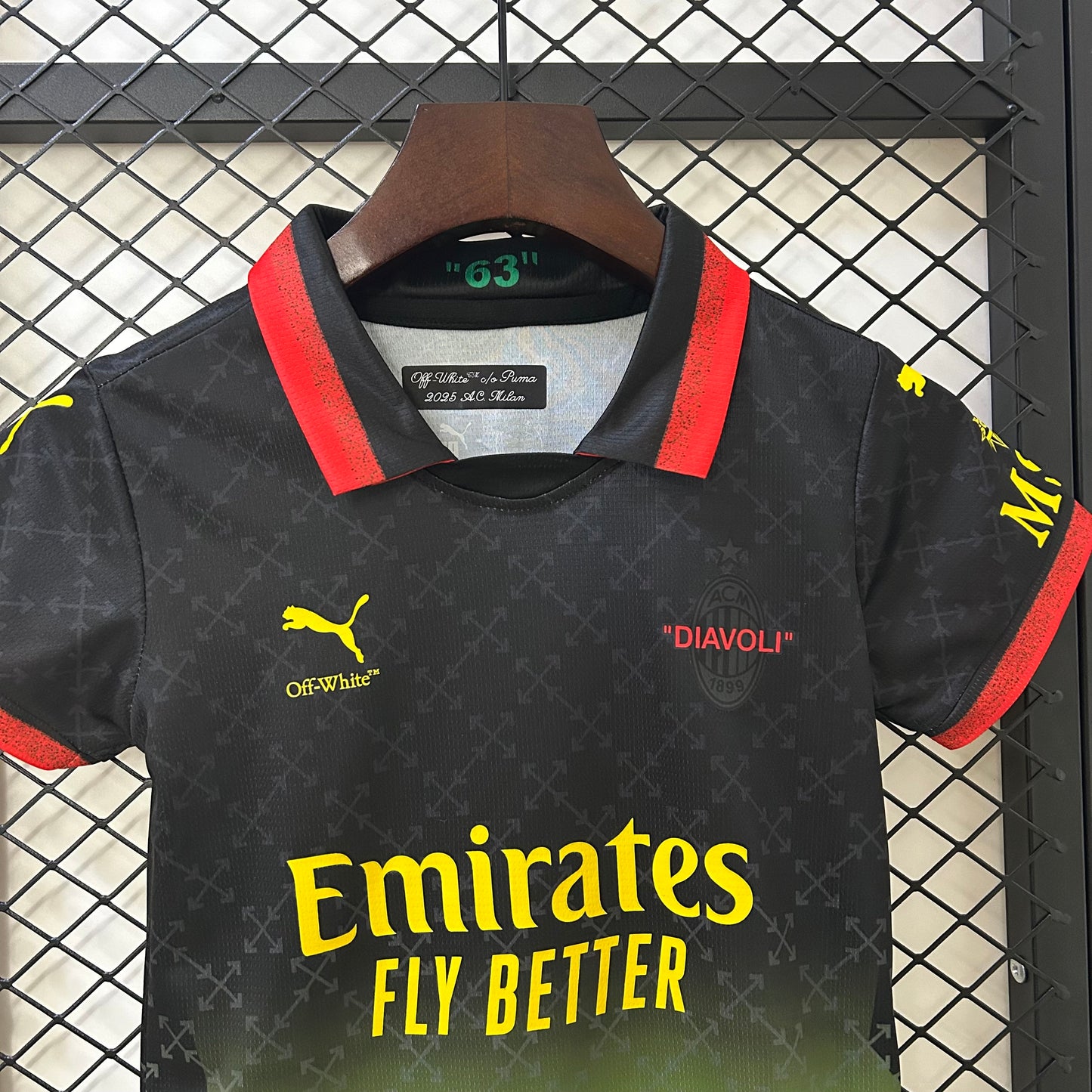 Kit Criança AC Milan 2024-25 Alternativo