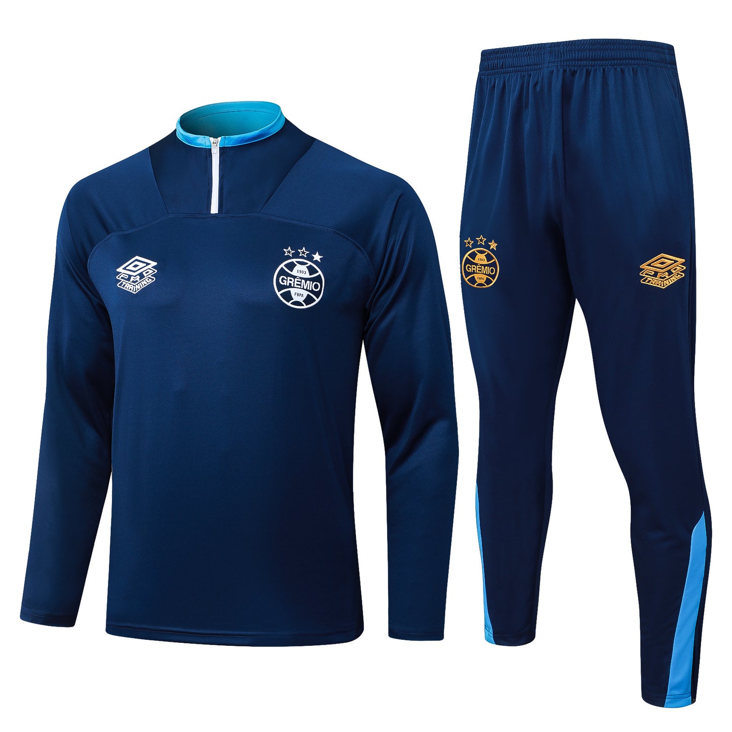 Fato de Treino Gremio 2025-26- Camisola com Fecho