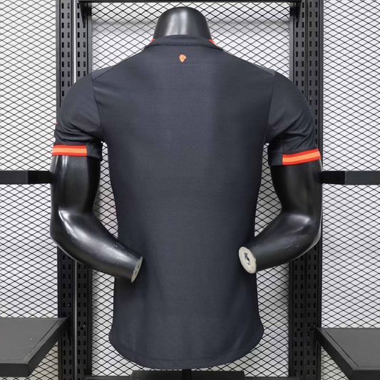 Camisola Ac Milan 2026-27 Alternativa Preta Versão Adepto Jogador